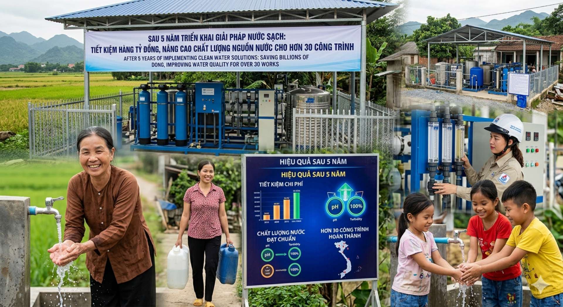 Giải pháp xử lý nước hiệu quả và bền vững